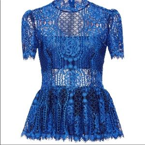 Alexis - Ellie Blue Lace top